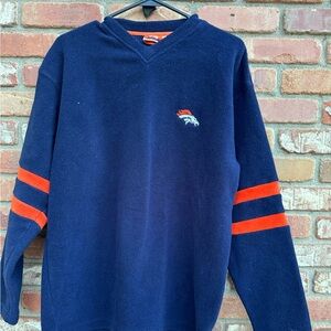 Vintage Denver Broncos “Iron Knights Athletic” Fleece Pull Over Size Medium